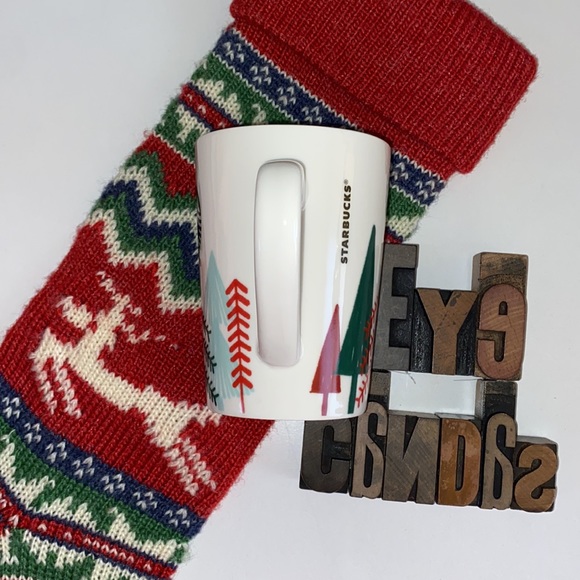 🆕🌲☕️🧜‍♀️STARBUCKS 14 oz. Holiday Ceramic Coffee Mug - Picture 6 of 8